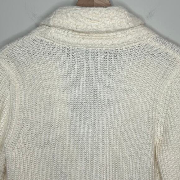 Vineyard Vines Cardigan Sweater Size M Shawl Neck Merino Wool Alpaca Blend - Picture 7 of 8
